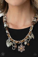 Load image into Gallery viewer, Paparazzi's Charmed, I Am Sure - Brown necklace (Blockbusters)
