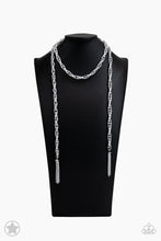 Load image into Gallery viewer, Paparazzi's SCARFed For Attention - Silver necklace (Blockbusters)
