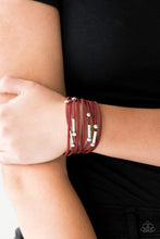 Load image into Gallery viewer, Paparazzi's Back To BACKPACKER - Red Urban bracelet
