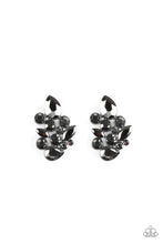 Load image into Gallery viewer, Paparazzi's Galaxy Glimmer - Black post earrings
