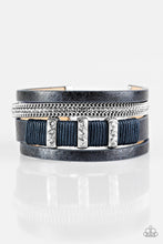 Load image into Gallery viewer, Paparazzi's FAME Night - Blue Urban bracelet
