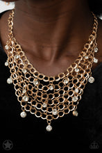 Load image into Gallery viewer, Paparazzi's Fishing for Comp - Gold necklace (Blockbusters)
