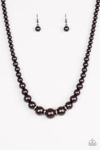 Load image into Gallery viewer, Paparazzi's Party Pearls - Black necklace
