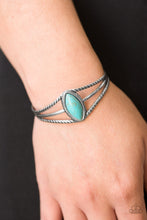 Load image into Gallery viewer, Paparazzi's Western Wanderer - Blue bracelet
