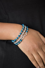 Load image into Gallery viewer, Paparazzi's Immeasurably Infinite - Blue bracelet
