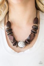 Load image into Gallery viewer, Paparazzi's Grand Turks Getaway - Brown Wood necklace
