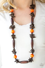 Load image into Gallery viewer, Paparazzi's Cozumel Coast - Orange Wood necklace
