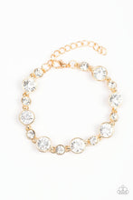 Load image into Gallery viewer, Paparazzi's Starstruck Sparkle - Gold bracelet
