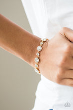 Load image into Gallery viewer, Paparazzi's Starstruck Sparkle - Gold bracelet

