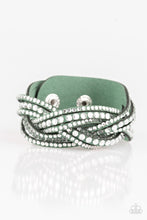 Load image into Gallery viewer, Paparazzi's Bring On The Bling - Green Urban bracelet
