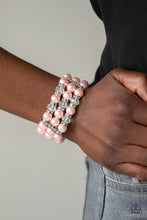 Load image into Gallery viewer, Paparazzi's Undeniably Dapper - Pink Pearl bracelet
