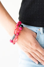 Load image into Gallery viewer, Paparazzi's Rockin' Rock Candy - Pink bracelet

