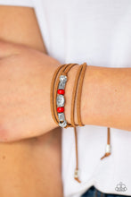 Load image into Gallery viewer, Paparazzi's Clear A Path - Red Urban bracelet
