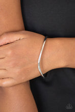 Load image into Gallery viewer, Paparazzi's Awesomely Asymmetrical - Silver bracelet
