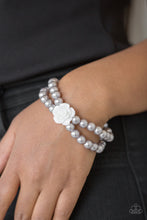 Load image into Gallery viewer, Paparazzi's Posh and Posy - Silver Pearl bracelet
