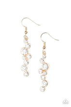 Load image into Gallery viewer, Paparazzi's Milky Way Magnificence - Gold earrings
