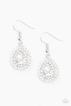 Load image into Gallery viewer, Paparazzi's Star-Crossed Starlet - White Earrings
