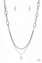 Load image into Gallery viewer, Paparazzi's Street Beat - Silver necklace (lanyard)
