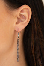 Load image into Gallery viewer, Paparazzi's Timelessly Tasseled - Black necklace
