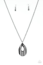 Load image into Gallery viewer, Paparazzi's Stop, TEARDROP, and Roll - Black necklace
