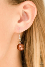 Load image into Gallery viewer, Paparazzi's 5th Avenue A-Lister - Brown Pearl necklace
