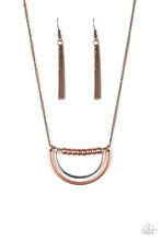 Load image into Gallery viewer, Paparazzi's Artificial Arches - Copper necklace
