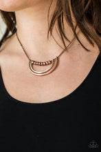 Load image into Gallery viewer, Paparazzi's Artificial Arches - Copper necklace
