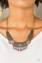 Load image into Gallery viewer, Paparazzi's STEER It Up - Copper necklace
