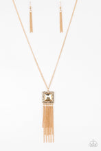 Load image into Gallery viewer, Paparazzi's Shimmer Sensei - Gold necklace
