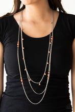 Load image into Gallery viewer, Paparazzi's Laying The Groundwork - Orange necklace

