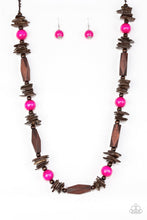 Load image into Gallery viewer, Paparazzi's Cozumel Coast - Pink Wood necklace
