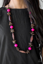 Load image into Gallery viewer, Paparazzi's Cozumel Coast - Pink Wood necklace
