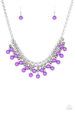 Load image into Gallery viewer, Paparazzi's Friday Night Fringe - Purple necklace
