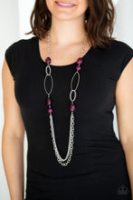 Load image into Gallery viewer, Paparazzi's Pleasant Prom - Purple necklace
