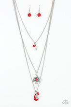 Load image into Gallery viewer, Paparazzi's Soar with the Eagles - Red necklace
