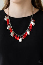 Load image into Gallery viewer, Paparazzi's Hurricane Season - Red necklace

