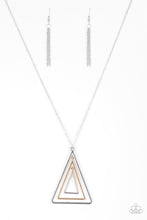 Load image into Gallery viewer, Paparazzi's TRI Harder - Silver necklace
