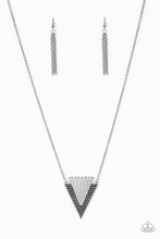 Load image into Gallery viewer, Paparazzi's Ancient Arrow - Silver necklace
