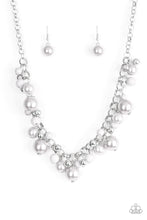 Load image into Gallery viewer, Paparazzi's The Upstater - Silver Pearl necklace

