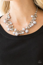 Load image into Gallery viewer, Paparazzi's The Upstater - Silver Pearl necklace
