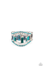 Load image into Gallery viewer, Paparazzi's Treasure Chest Charm - Blue ring
