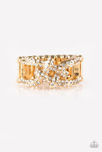 Load image into Gallery viewer, Paparazzi's Can Only Go UPSCALE From Here - Gold ring
