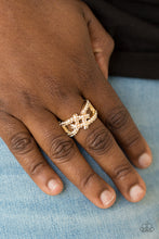 Load image into Gallery viewer, Paparazzi's Can Only Go UPSCALE From Here - Gold ring
