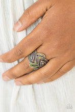 Load image into Gallery viewer, Paparazzi's Fire and Ice - Green ring
