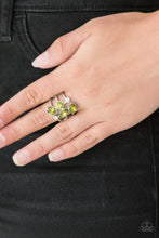 Load image into Gallery viewer, Paparazzi's Metro Mingle - Green ring
