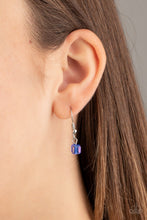 Load image into Gallery viewer, Paparazzi's Block Party Princes - Blue Iridescent necklace
