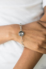 Load image into Gallery viewer, Paparazzi's All Aglitter - Silver bracelet
