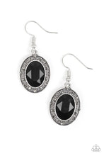 Load image into Gallery viewer, Paparazzi's East Side Etiquette - Black earrings
