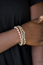Load image into Gallery viewer, Paparazzi's Immeasurably Infinite - Brown bracelet
