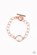 Load image into Gallery viewer, Paparazzi's All Aglitter - Copper bracelet
